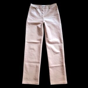 Aritzia Wilfred Nude High Rise Straight‎ Leg Vegan Faux Leather Pants Size 8
